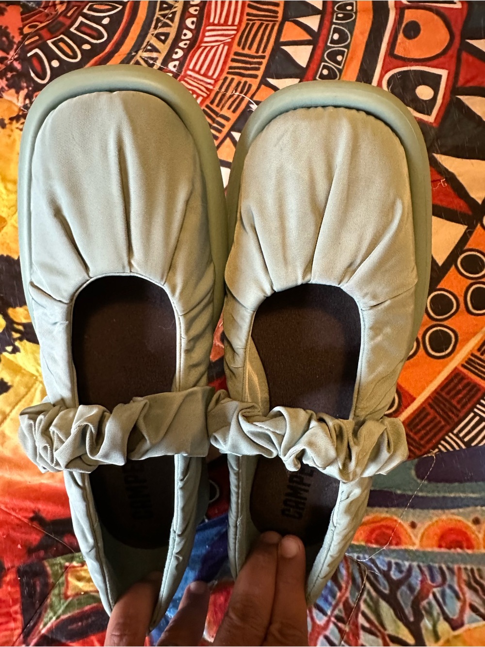 Camper women Amazon Shoes in Sage Green